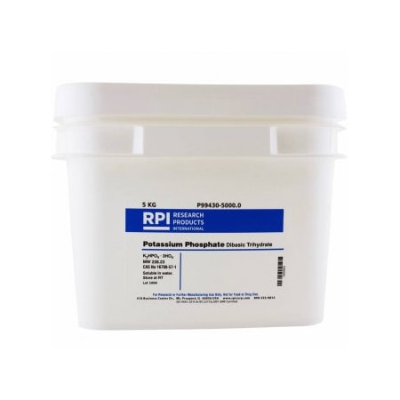 Rpi Potassium Phosphate Dibasic Trihydrate, 5 KG P99430-5000.0